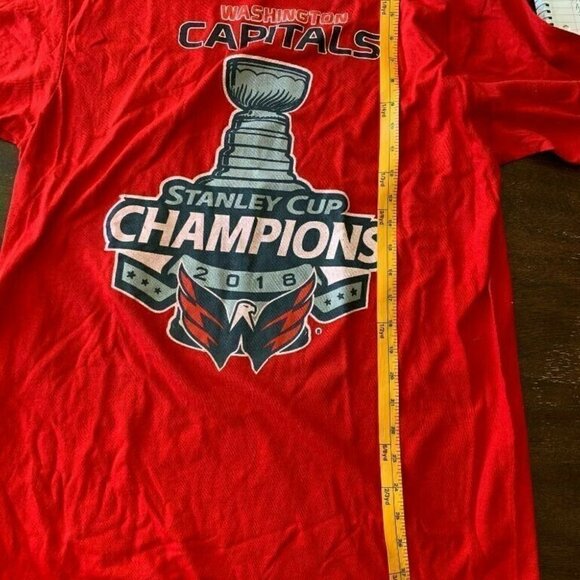Delta Apparel Unisex Tee Shirt Washington Capitals 2018 Stanley Cup Champions - Picture 8 of 8